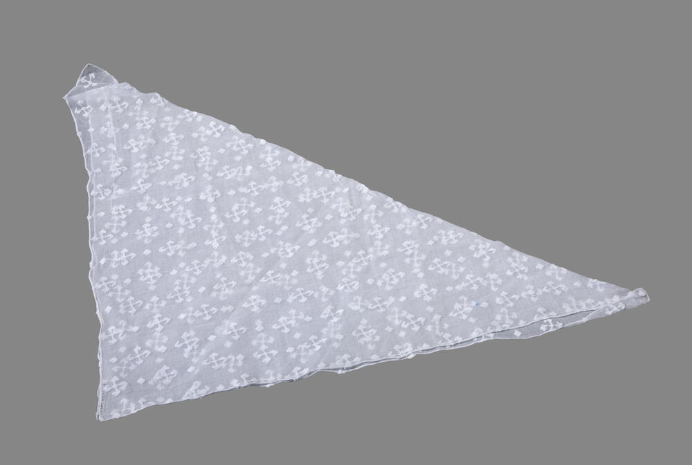 Witte tulen doek voor speciale gelegenheden