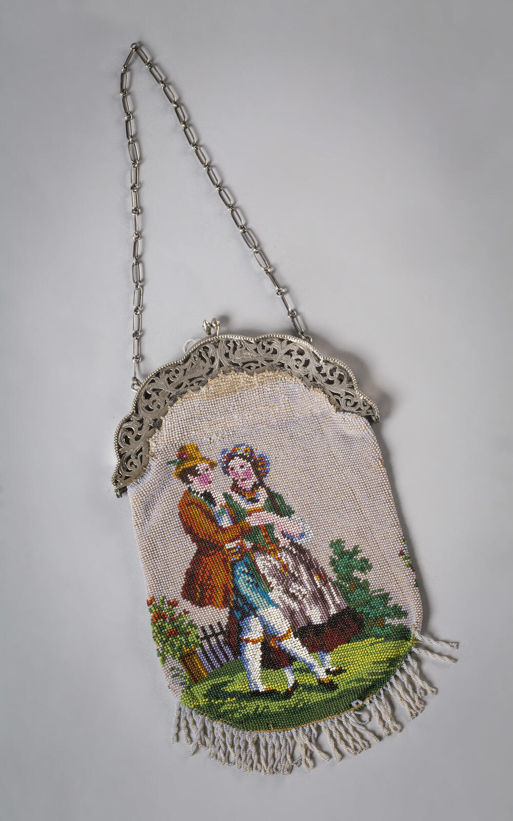 Beugeltas met zilveren beugel