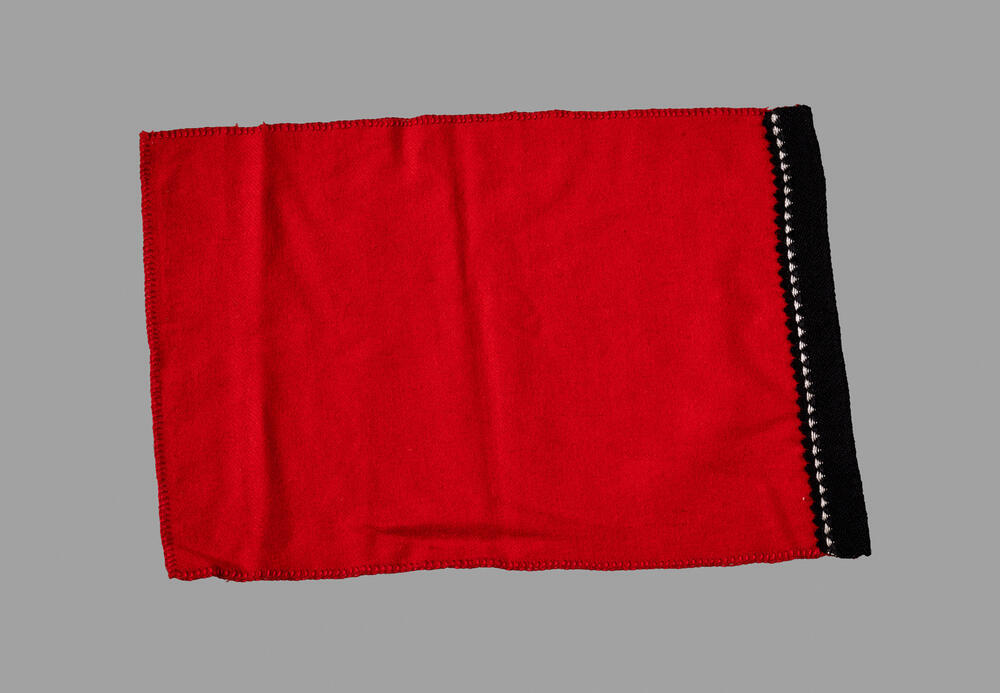 Borstlap van rood baai