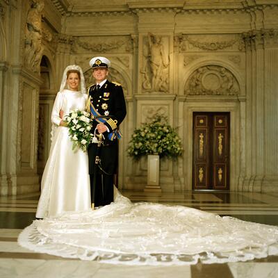 trouwfoto Maxima en Willem Alexander
