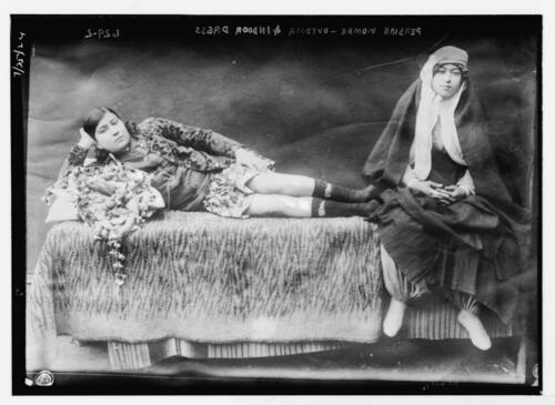  Persian women, in outdoor and indoor dress