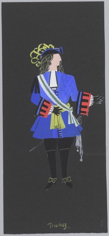 Kostuumontwerp voor Truchsz uit Der Prinz von Homburg