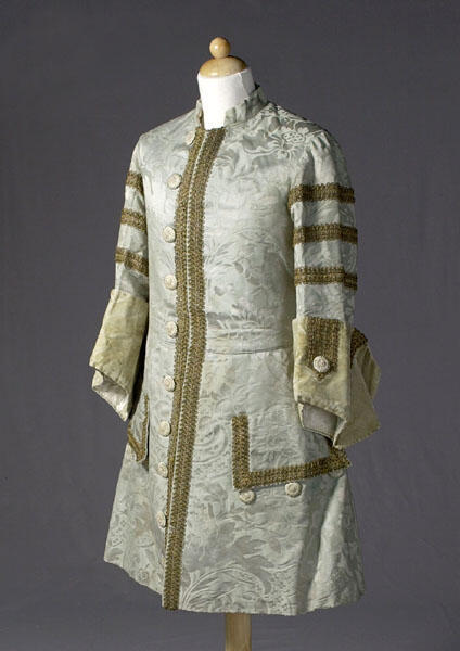 Jas gedragen door F.L. Vlielander Hein als Harry Willem Bentinck, Earl of Portland in studentenmaskerade te Leiden