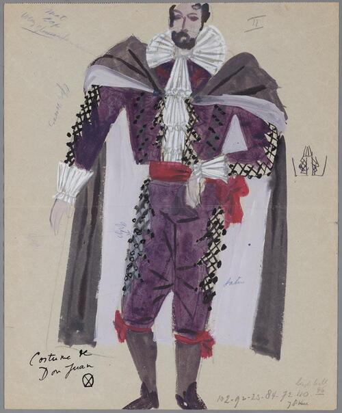 Kostuumontwerp voor Don Giovanni in Don Giovanni