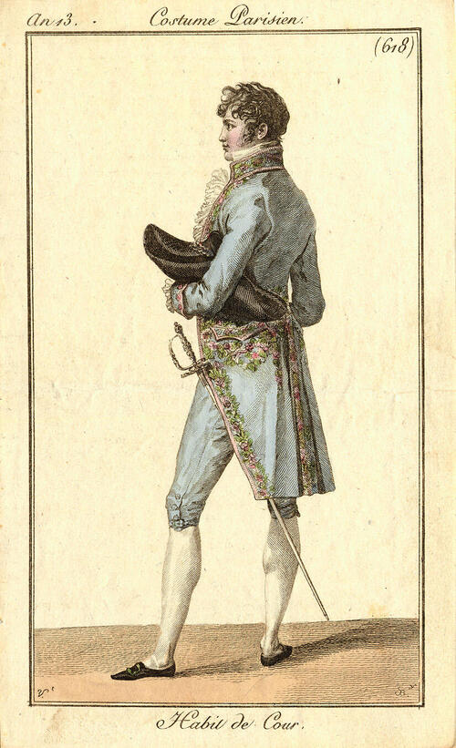 Costume Parisien, nr. 618: Habit de Cour