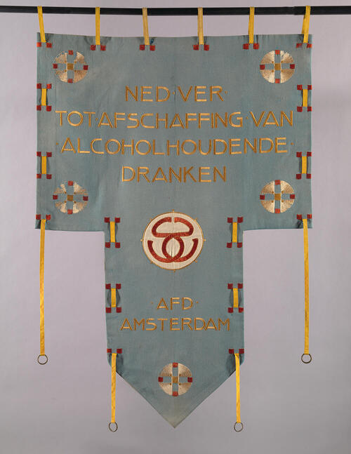 Vaandel Ned. Ver. tot Afschaffing van Alcoholhoudende Dranken
