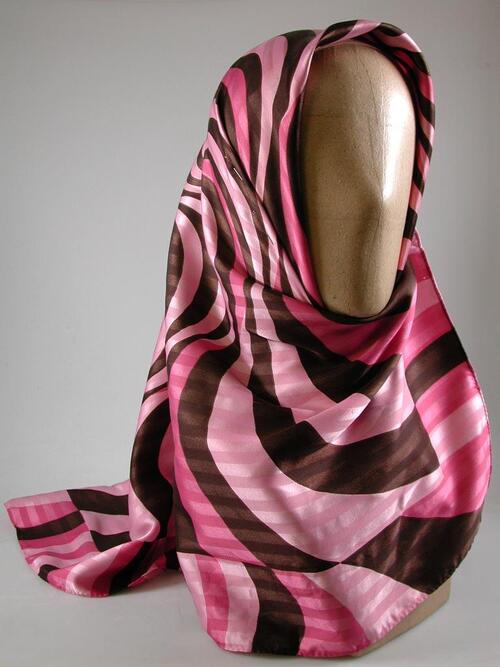 Hoofddoek, roze