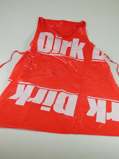 Kostuum van Dirk van den Broek-materiaal (schort)
