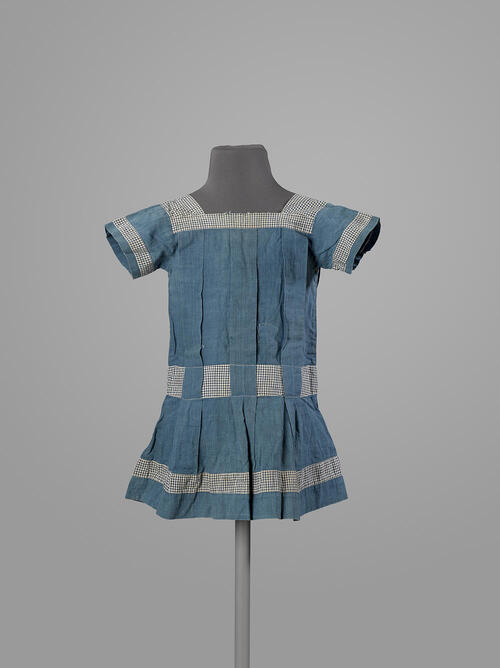 Blauwe jurk