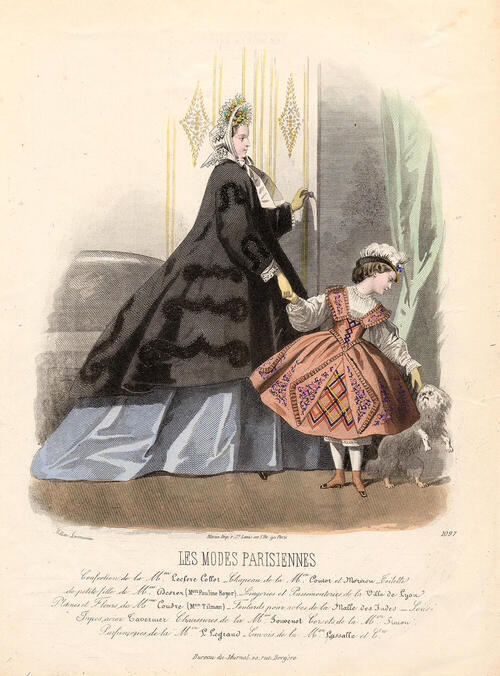 Modes parisiennes illustrées : journal de la bonne compagnie