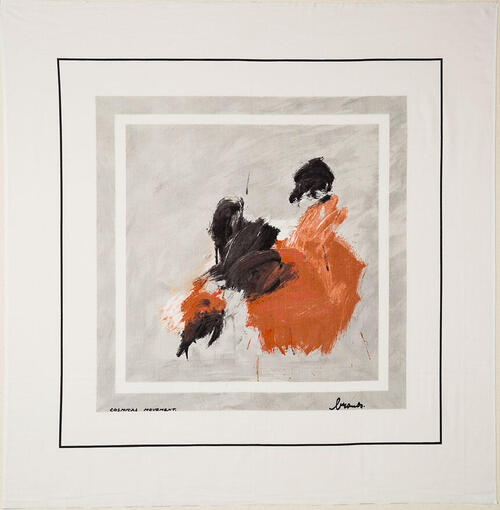 Sjaal 'Cosmical Movement', uit de serie 'With the Season's Greetings'
