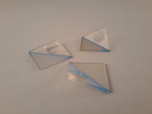 Drie kunststof ringen