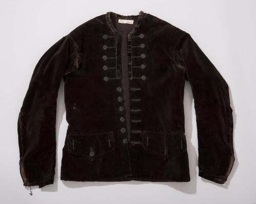 Bruin fluwelen jas, Zuid-Beveland, voor 1900