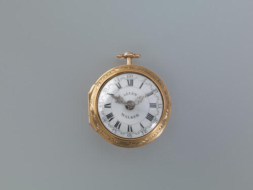 Horloge, met dubbele overkast