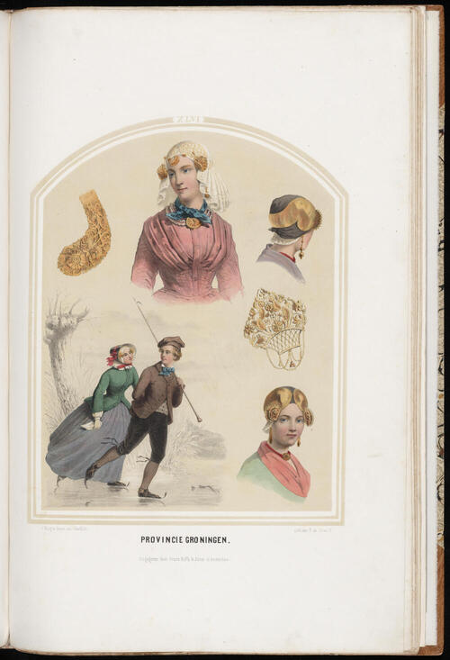 Groningse vrouwensieraden en schaatsers
