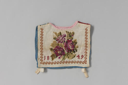 Geborduurde beuk voor een meisje, Walcheren, 1849