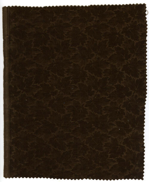 Katoenen velours, 1930-1950
