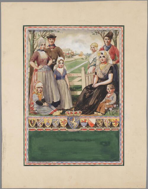 Ontwerp voor een boekomslag, 1914