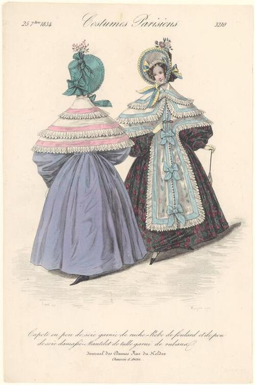 34 modeprenten uit Journal des Dames et des Modes (1797-1839)