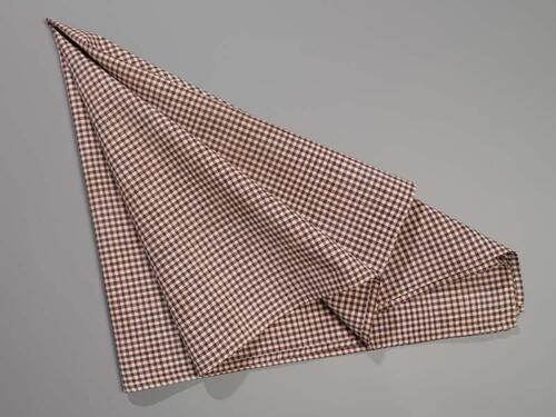 Hindelooper sondook met ingeweven ruitjes in wit, blauw en rood