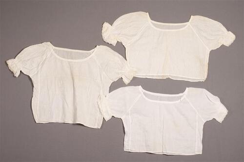 3 witte verkleedblouses