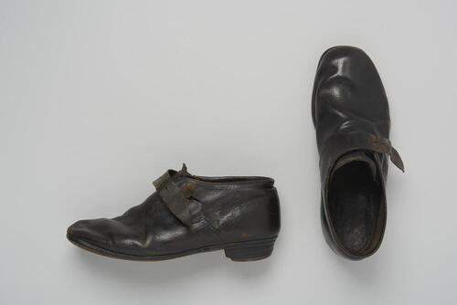 Paar mannenschoenen, Staphorst of Rouveen, 1875–1925