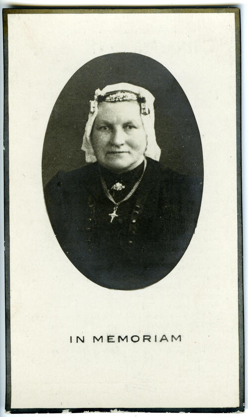 Bidprentje van Catharina van Kampen-Buijs, 1933