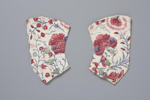 Losse mouwtjes van Indiase sits, Hindeloopen, 1775–1850
