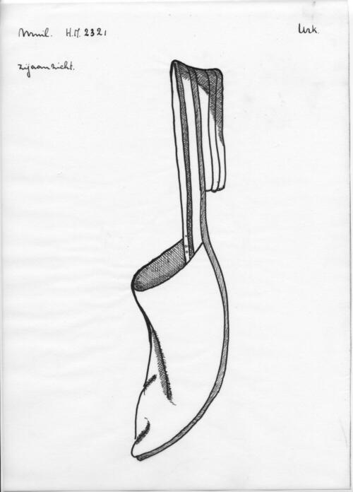 Tekening van een muil, Urk