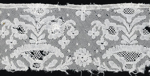Fragment van pluumkant van Parijse kloskant, Zuid-Beveland