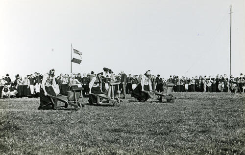 Oranjefeest op Marken, 1945
