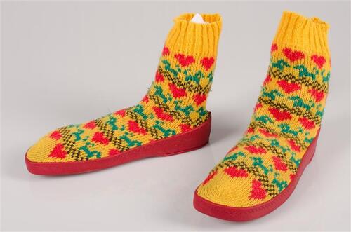 Paar kinderpantoffels