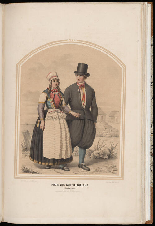 Bruidspaar van Marken