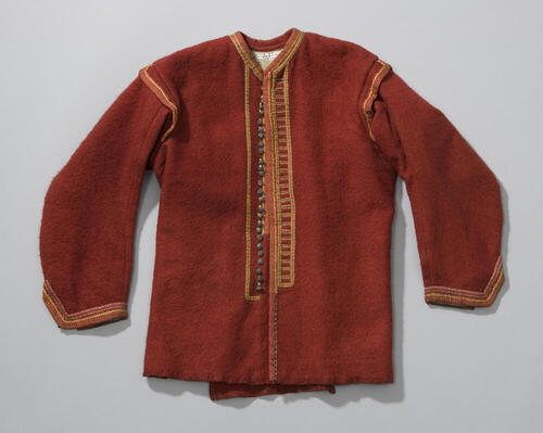 'Rood wollen hemd' voor bruidegom, Marken, voor 1969