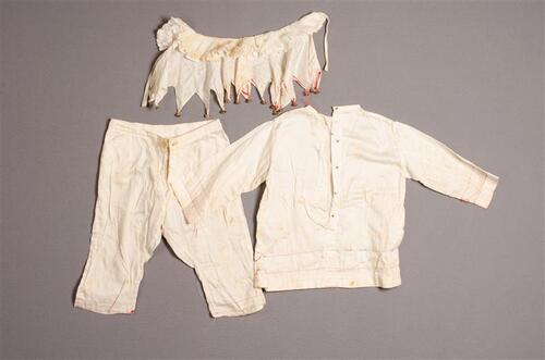 Driedelig kinderverkleedensemble; Harlopertje