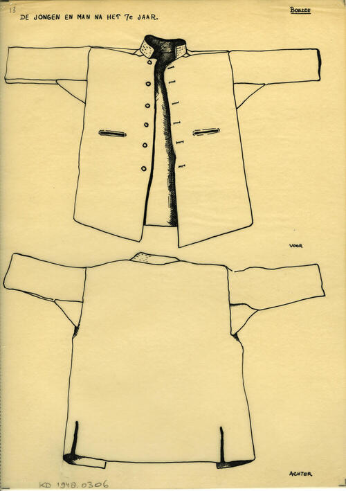 Tekening van een 'boezee', Marken