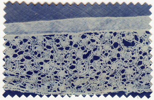Detail hullekap met Vlaamse kloskant, Marken