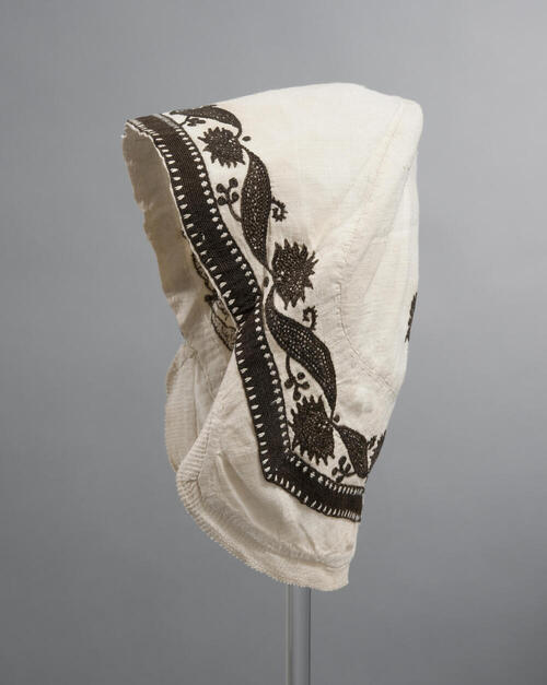 Geborduurde tussenmuts, Zaanstreek, 1700–1800