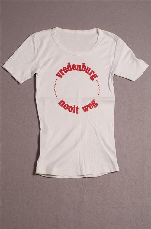 t-shirt "Vredenburg nooit weg"