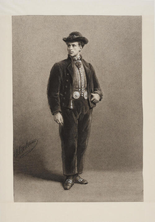 Boer in katholieke dracht uit Goes, 1875–1926