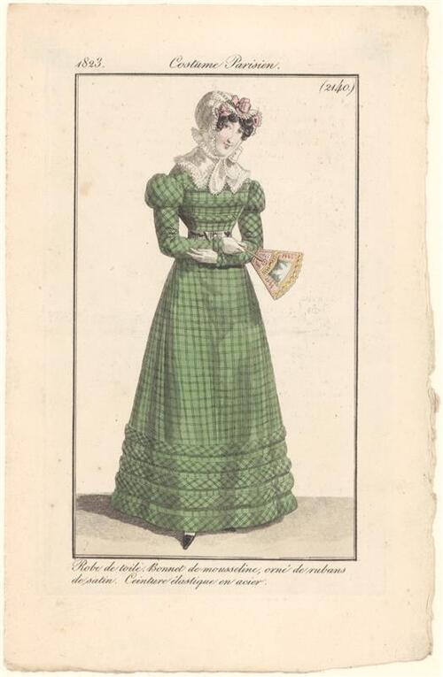 Modeprent uit Journal des Dames et des Modes