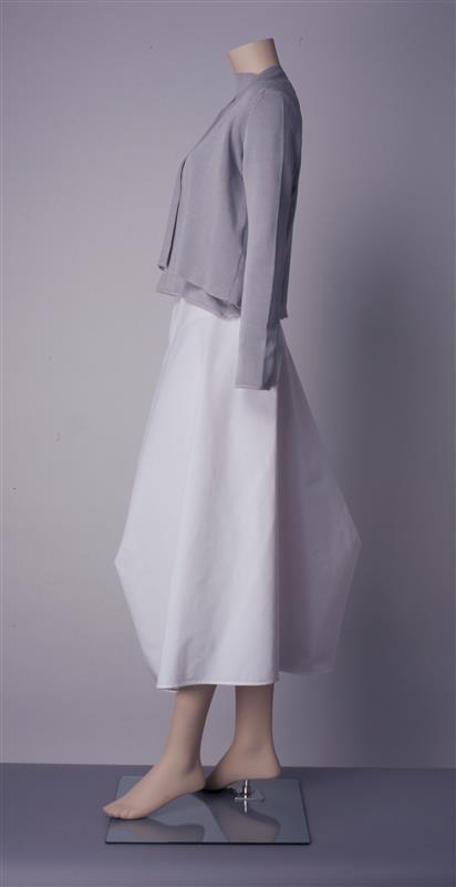 Twinset bestaande uit trui en vest (biedermeier silhouet)