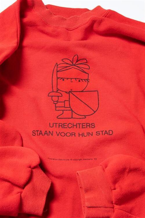 trui met opdruk logo 'Utrechters staan voor hun stad'