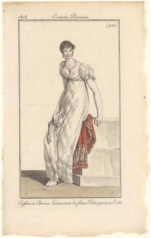 62 modeprenten uit het Journal des Dames et des Modes