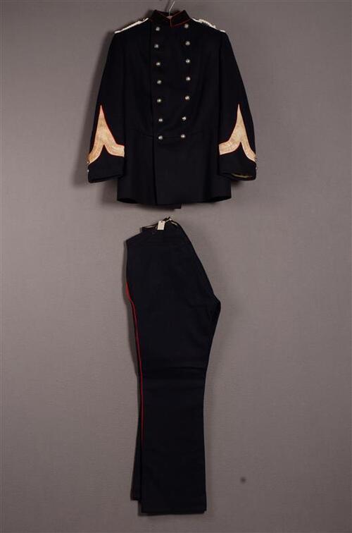 Uniform van een korporaal van de artillerie der Utrechtse Schutterij