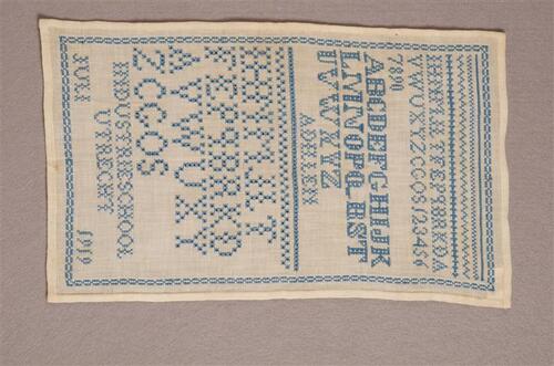 Letterproeflap alfabet