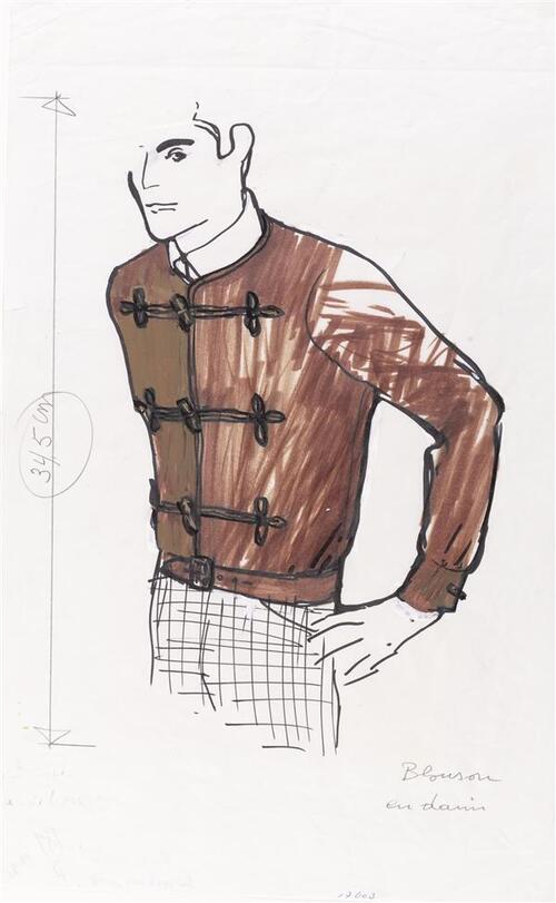 'Blouson en daim'