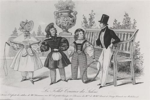 Le follet: courrier des salons, journal des modes : lady's magazine and muzeum