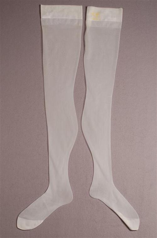 Paar nylon kousen