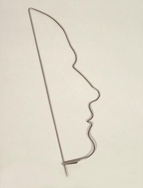 Profile brooch / Profiel broche